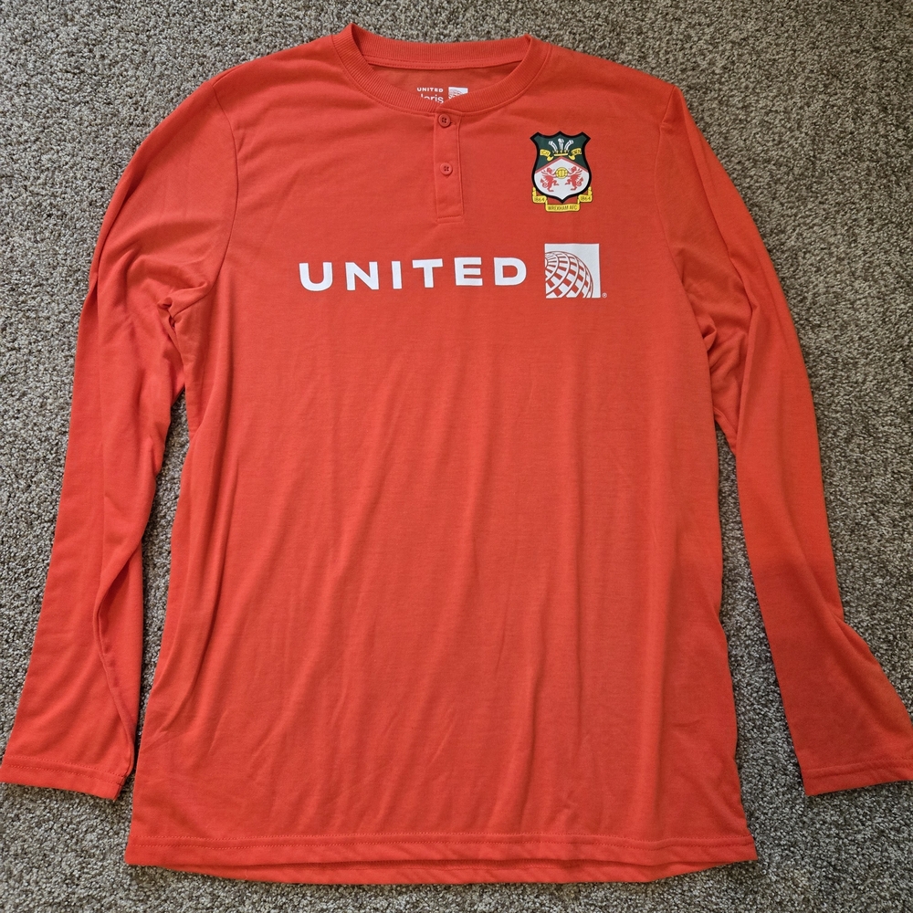 Wrexham AFC Long Sleeved Soccer Shirt